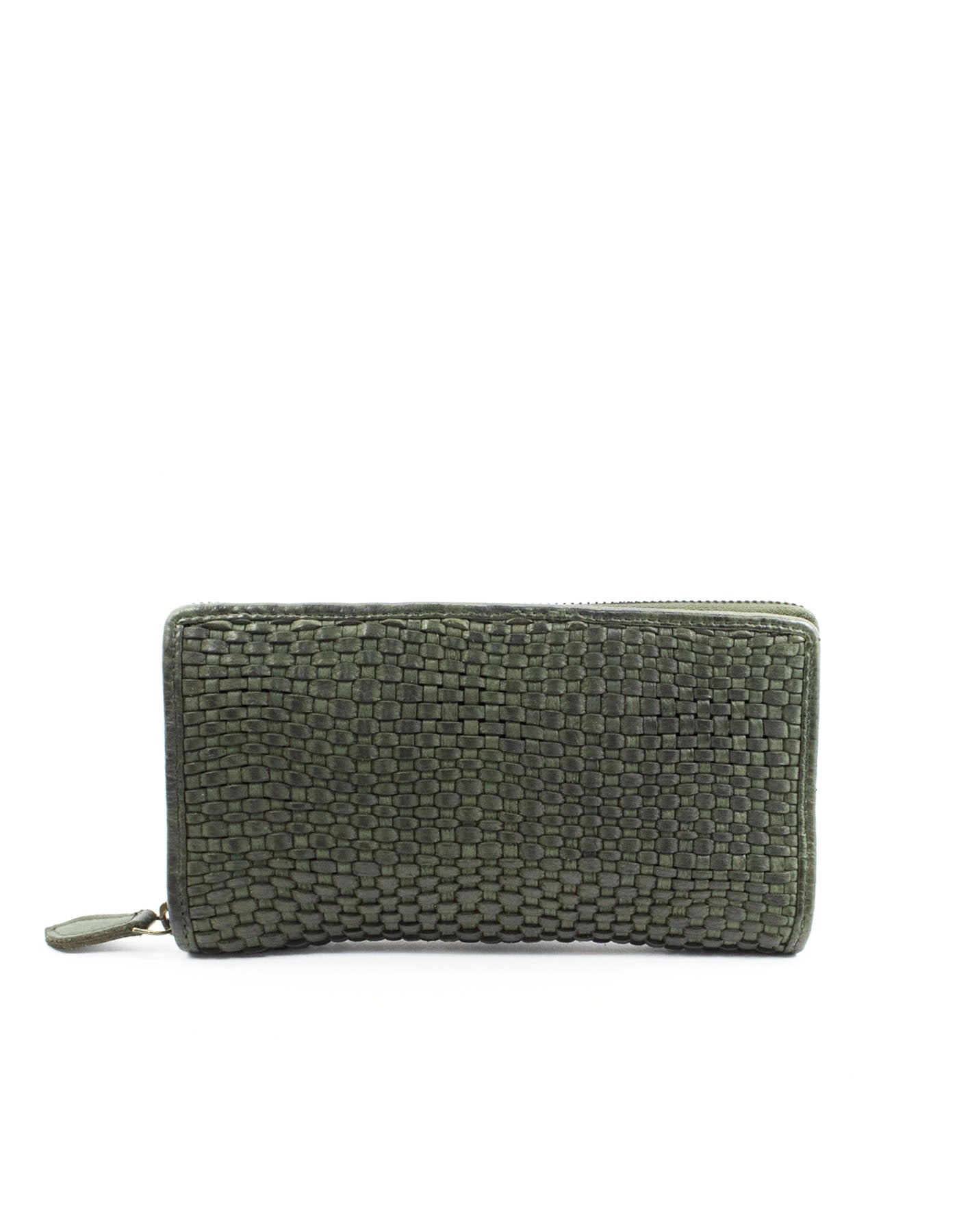 BZNA Berlin Alba Grün Wallet Leather Leder Portemonnaie Geldbörse Clutch - B Z N A