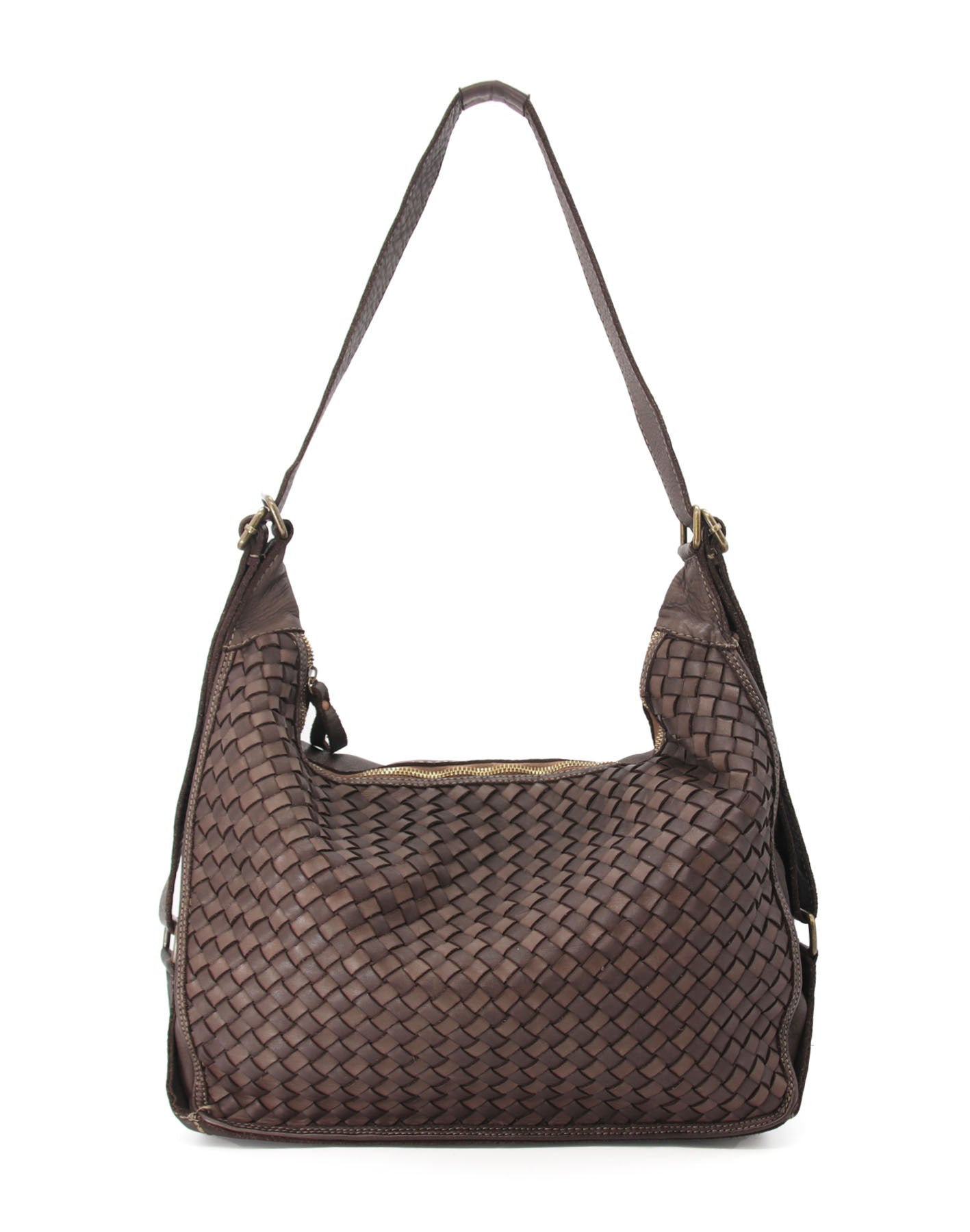 BZNA Bag Lory Braun Backpacker Designer Rucksack Damenhandtasche Schultertasche - B Z N A
