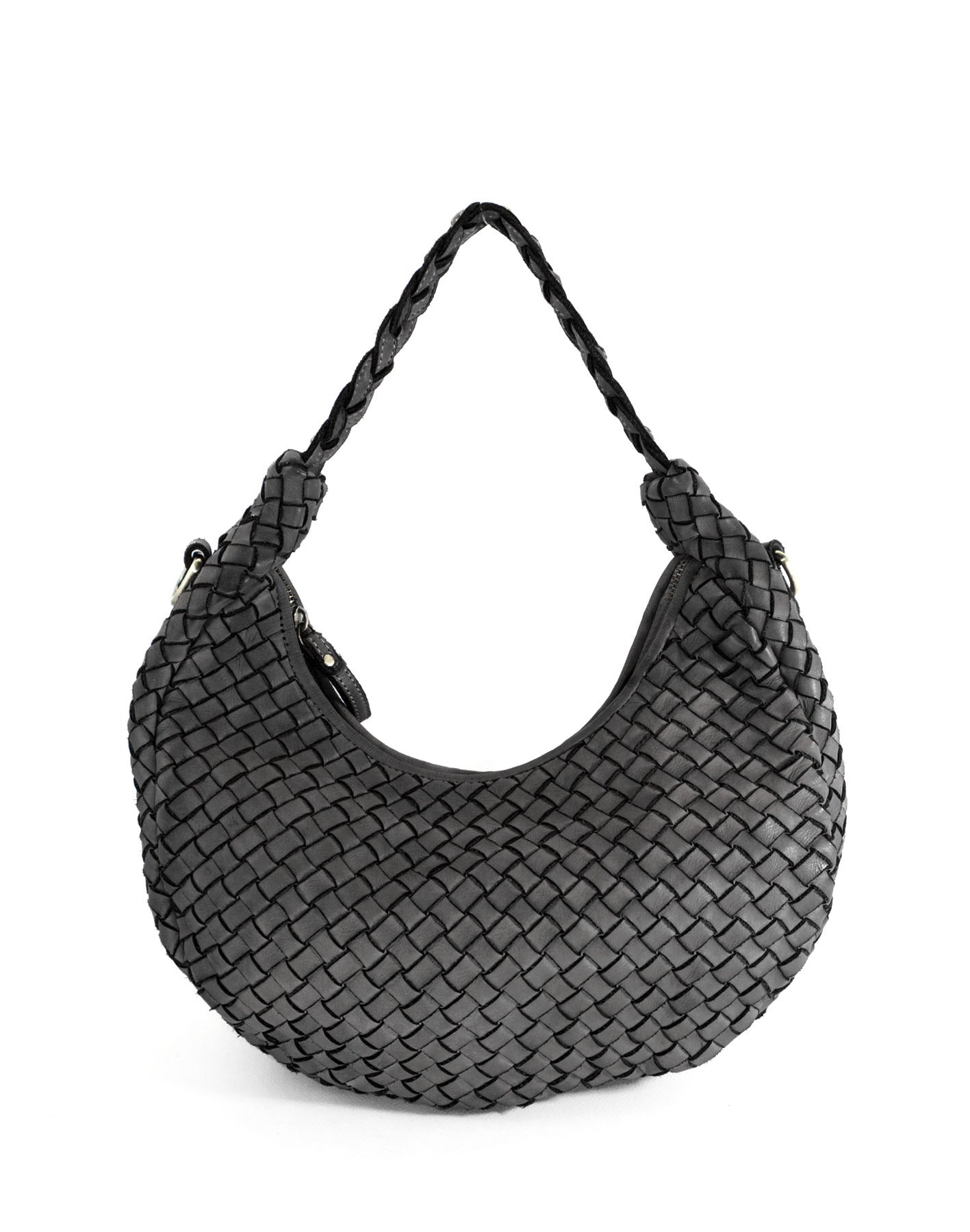 BZNA Bag Buffy Schwarz Italy Designer Business Handtasche Schultertasche Tasche Leder - B Z N A