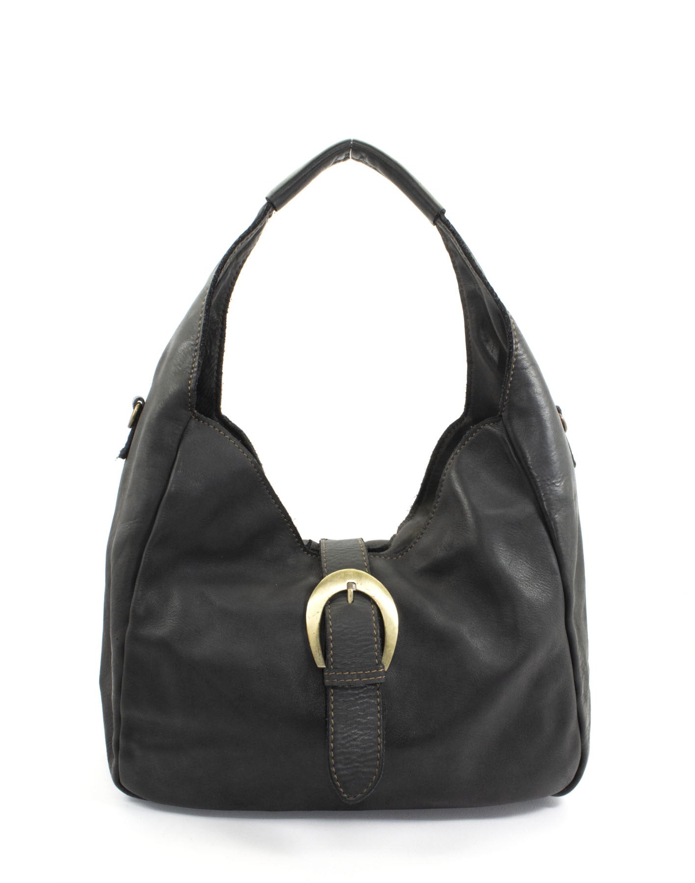 BZNA Bag Dahlia Schwarz Italy Designer Damen Handtasche Schultertasche Tasche - B Z N A