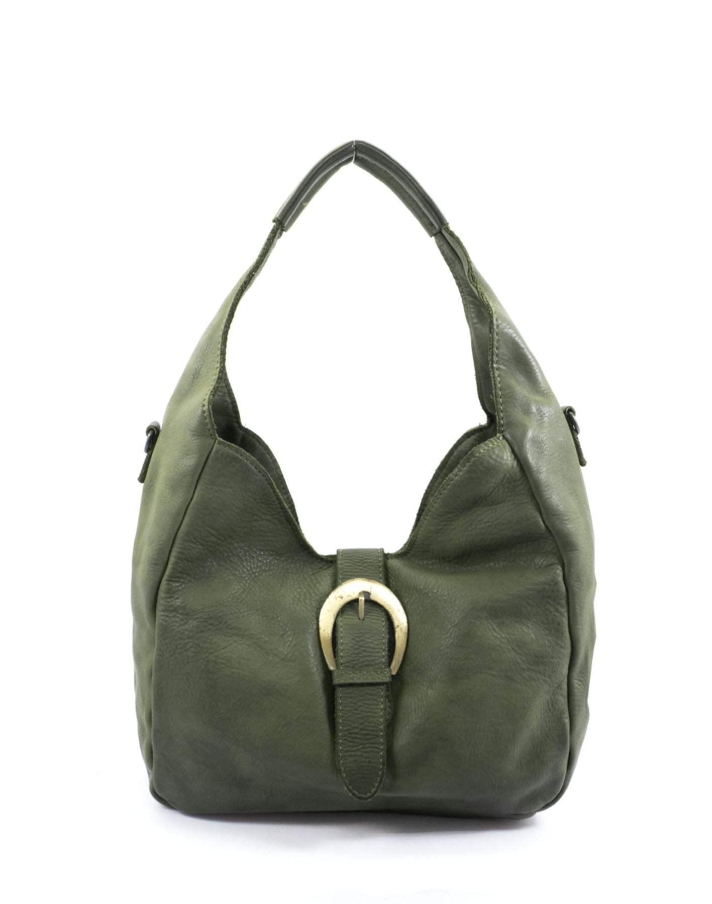 BZNA Bag Dahlia Grün Italy Designer Damen Handtasche Schultertasche Tasche - B Z N A