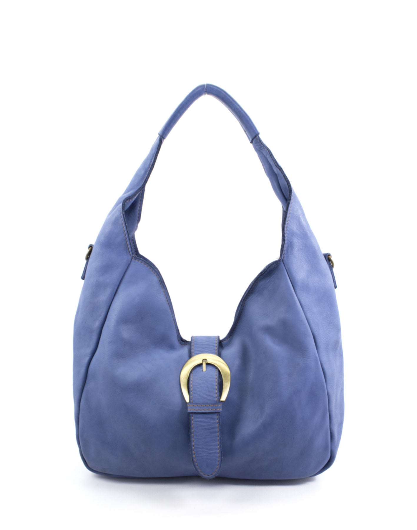 BZNA Bag Dahlia Blau Italy Designer Damen Handtasche Schultertasche Tasche - B Z N A