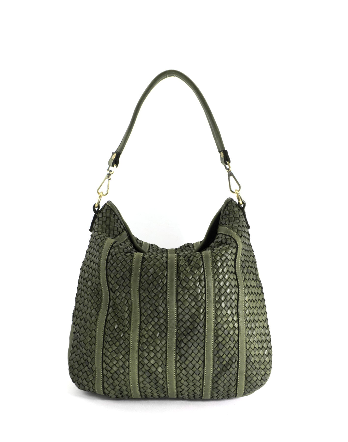BZNA Bag Nadja Grün Italy Designer Umhängetasche Schultertasche Tasche Leder - B Z N A