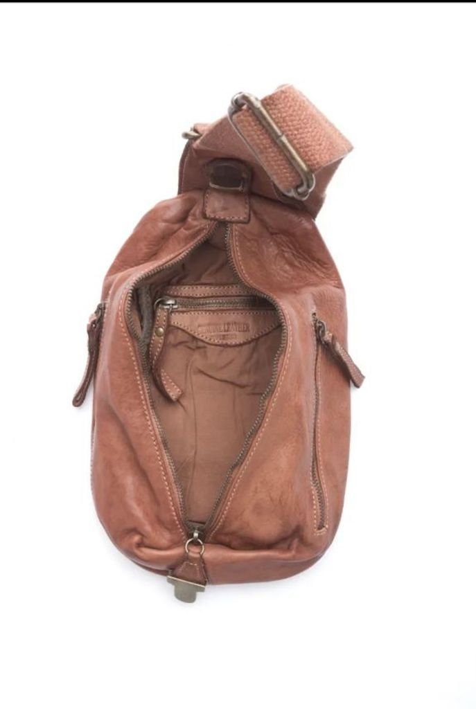 BZNA Bag Martin Grün italy Designer Gürteltasche Bauchtasche Fanny Bag Umhängetasche Schultertasche Tasche Leder Shopper Neu - B Z N A