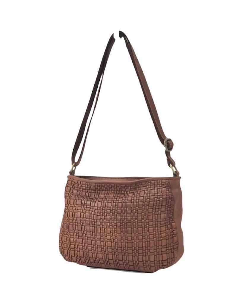 BZNA Bag Fentje Cognac Italy Designer Umhängetasche Ledertasche Schultertasche Tasche Leder