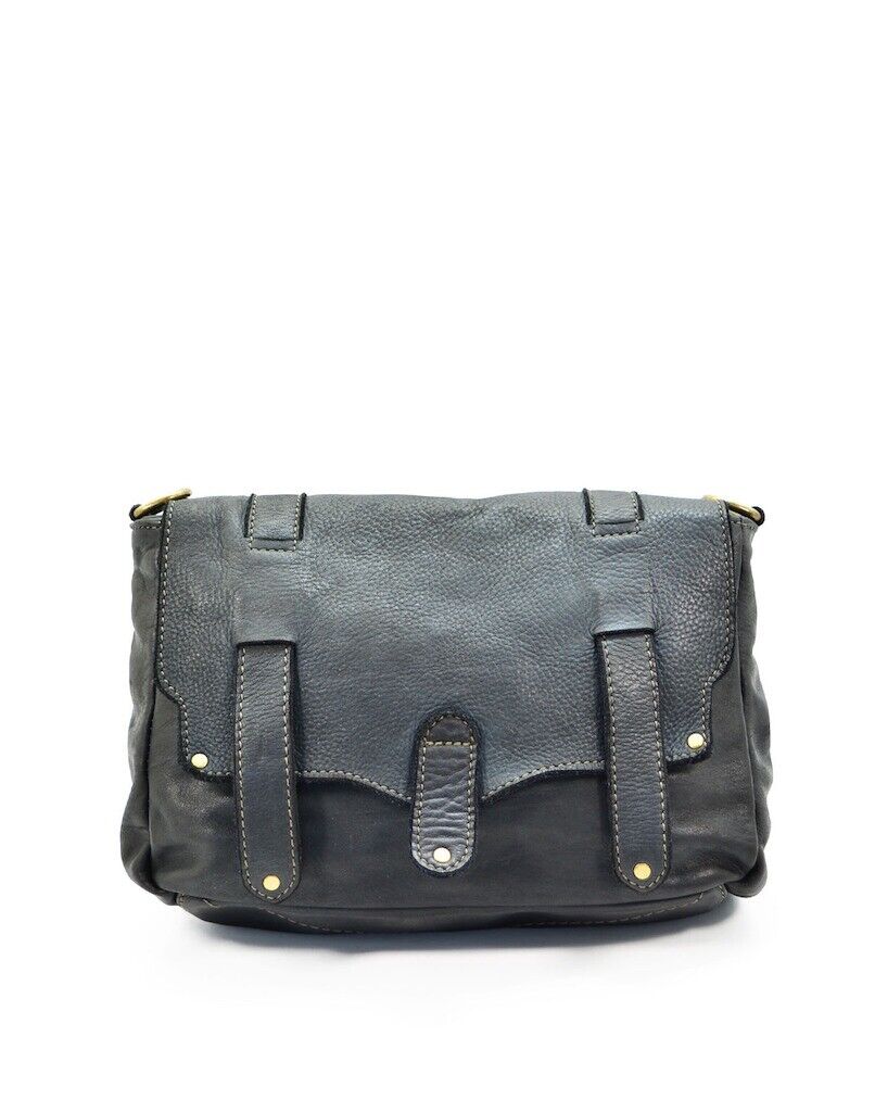 BZNA Umhängetasche Zana Designer Schwarz Handtasche Ledertasche Schultertasche - B Z N A