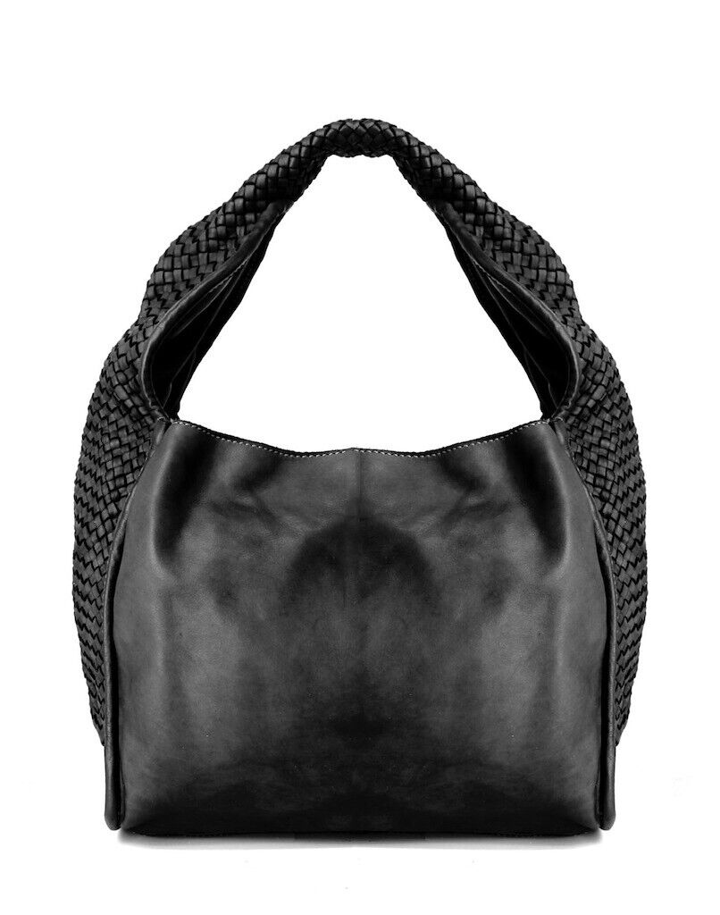 BZNA Umhängetasche Pani Schwarz Designer Beutel Handtasche Umhängetasche - B Z N A