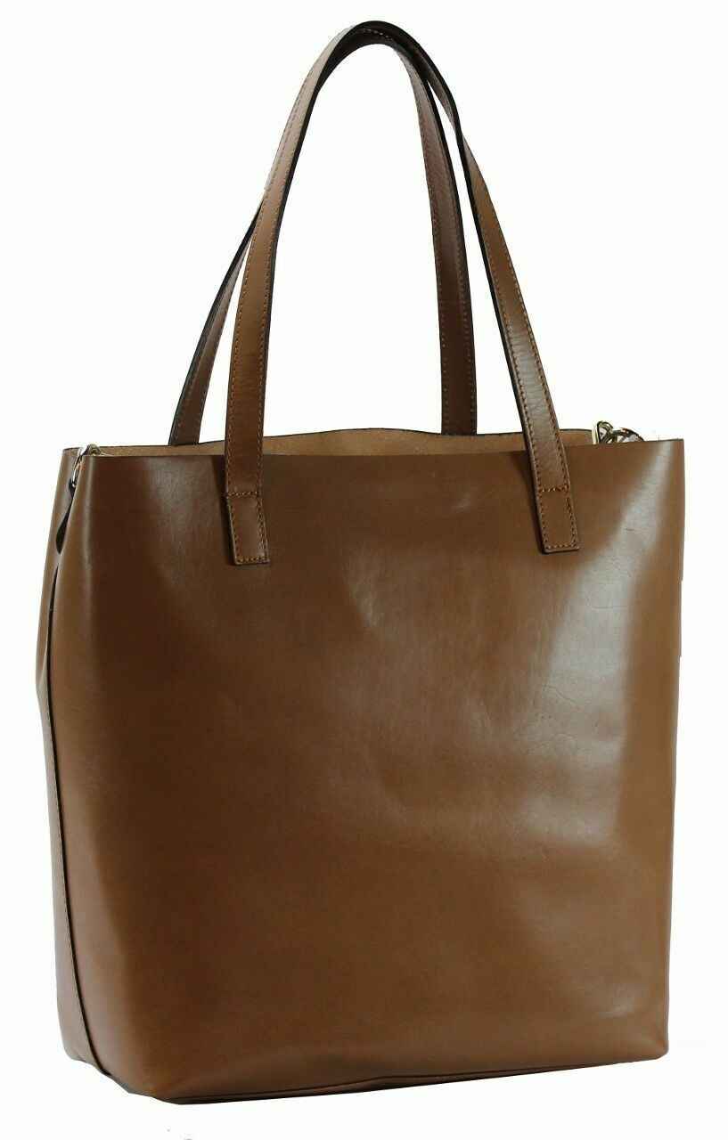 BZNA Berlin XXL Luxus Shopper ECHT LEDER Tasche Damentasche Beige Leather