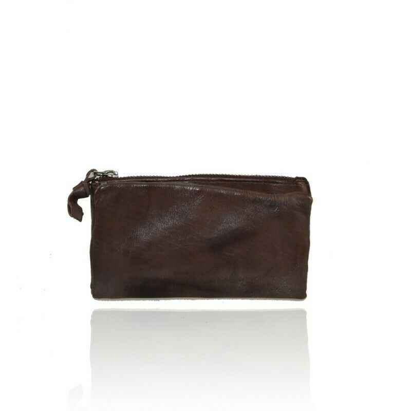 BZNA Berlin Sadia Braun Wallet Leather Leder Portemonnaie Geldbörse Clutch