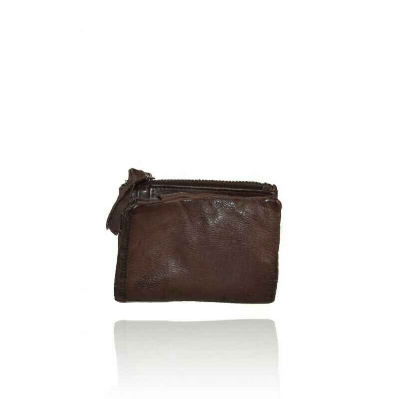 BZNA Berlin Sierra Braun Wallet Leather Leder Portemonnaie Geldbörse Clutch