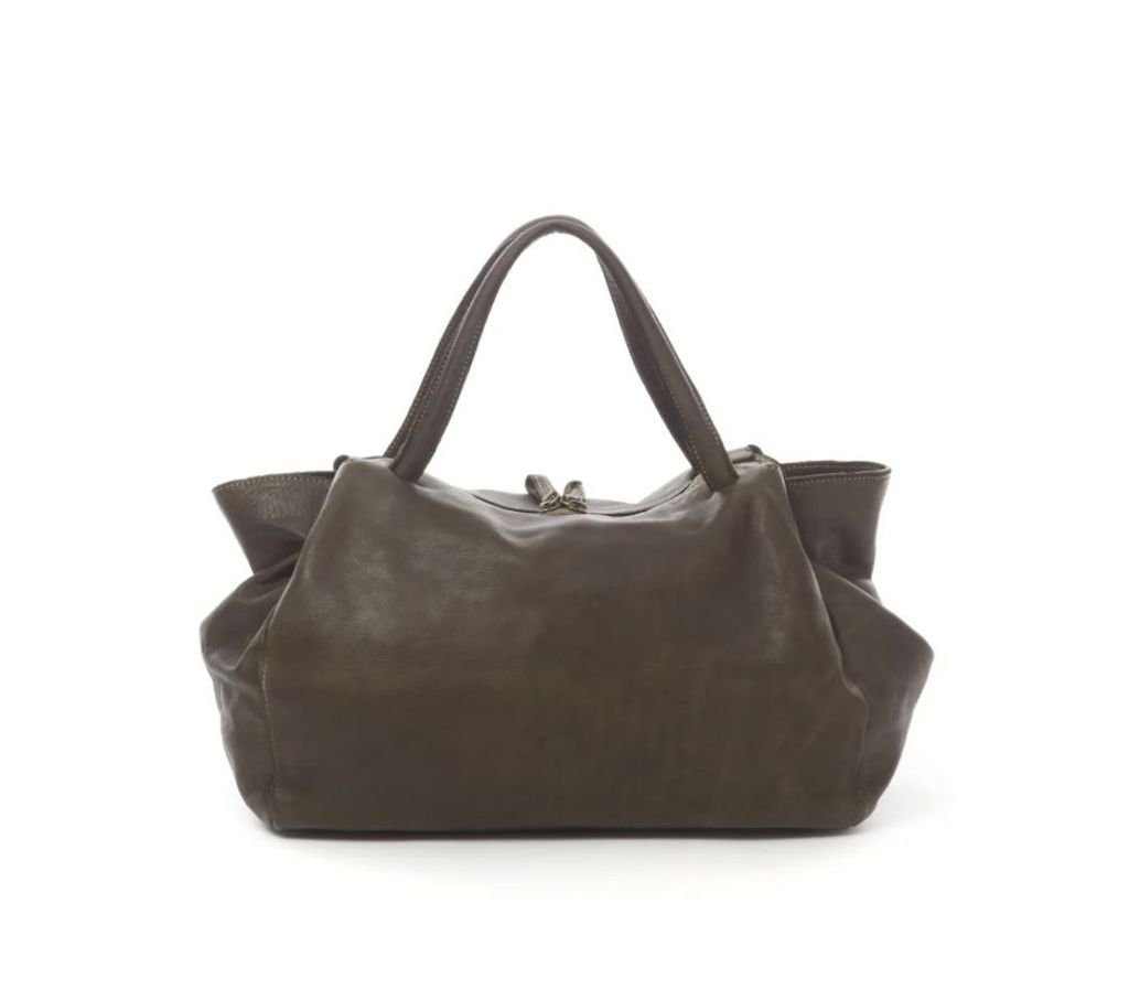 BZNA Bag Diana Grün Italy Designer Damen Handtasche Schultertasche Tasche Leder Neu - B Z N A