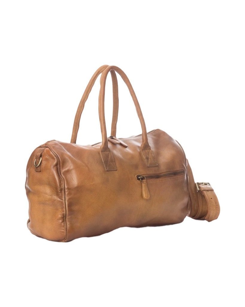 BZNA Bag Antonio Vintage Cognac Italy Designer Weekender Reise Tasche Handtasche Schultertasche Leder Shopper Neu - B Z N A