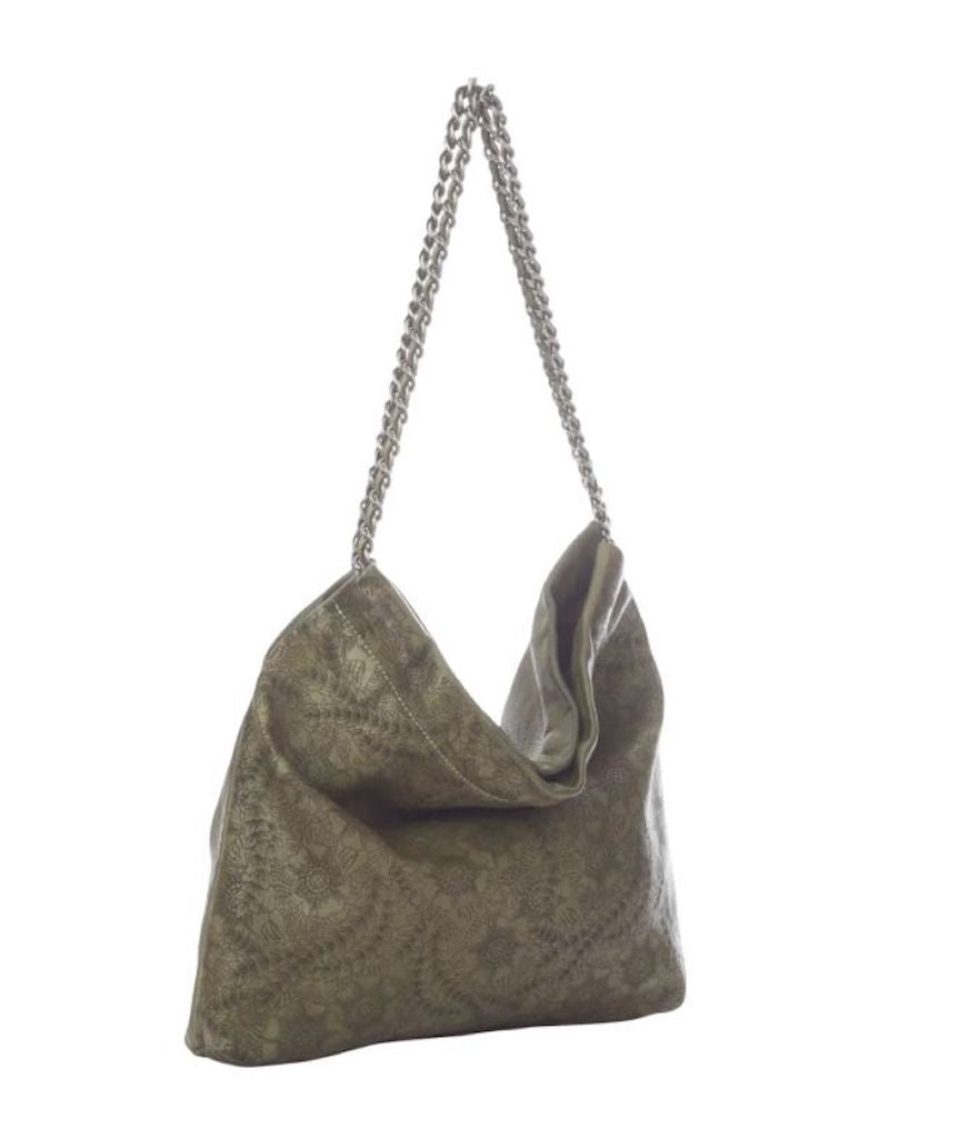 BZNA Umhängetasche Santi Grün Designer Beutel Handtasche Schultertasche - B Z N A