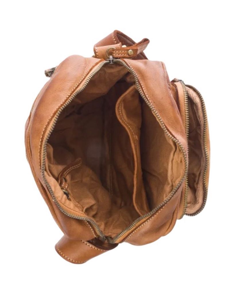 BZNA Bag Dejan Taupe Italy Designer Unisex Gürteltasche Umhängetasche Fanny Bag - B Z N A
