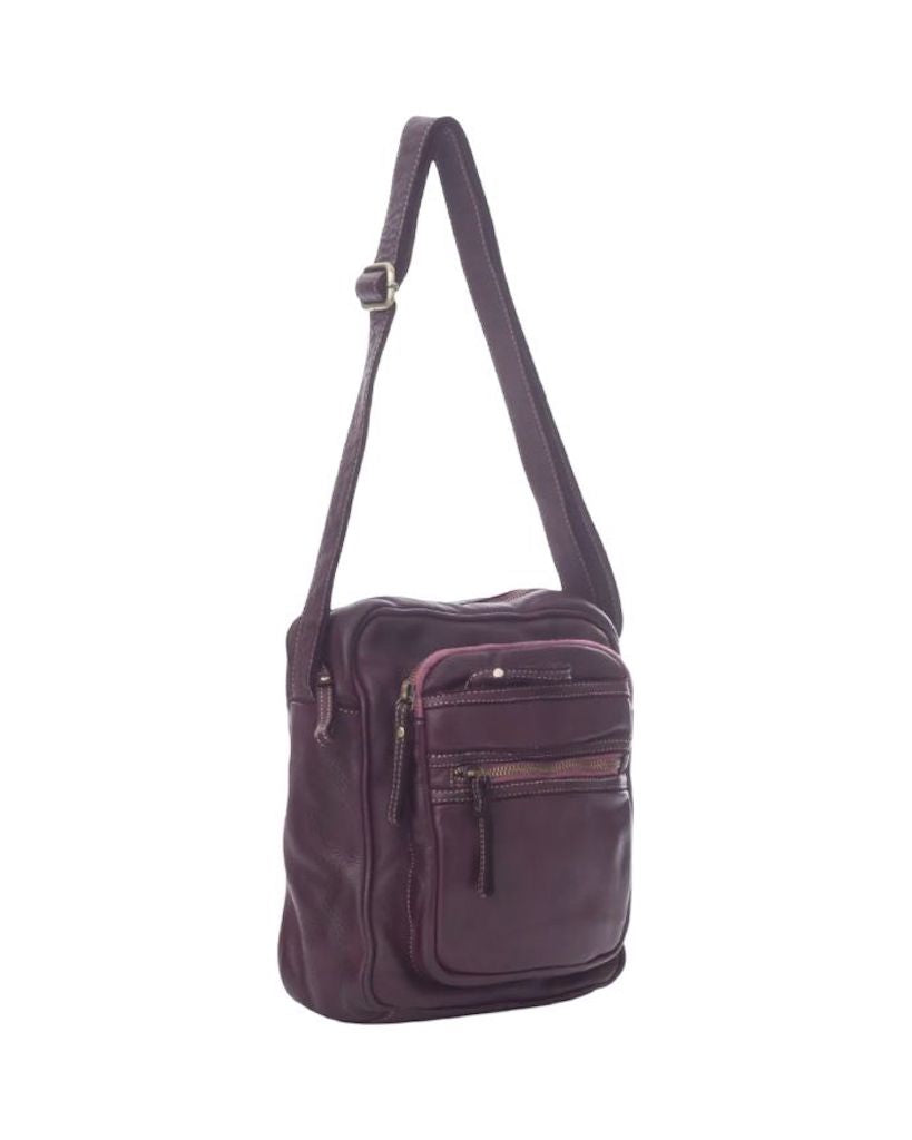 BZNA Bag Dejan Bordeaux Italy Designer Unisex Gürteltasche Umhängetasche Fanny Bag - B Z N A