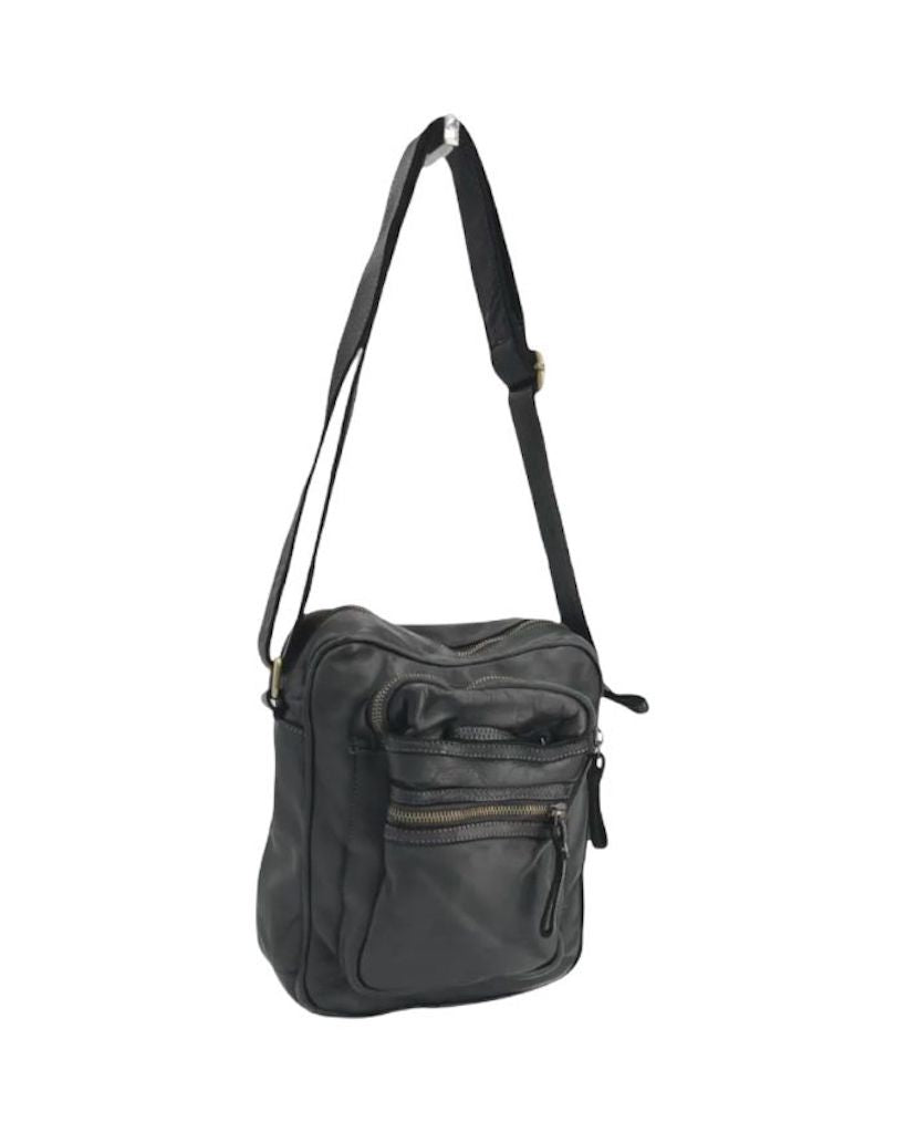 BZNA Bag Dejan Schwarz Italy Designer Unisex Gürteltasche Umhängetasche Fanny Bag - B Z N A