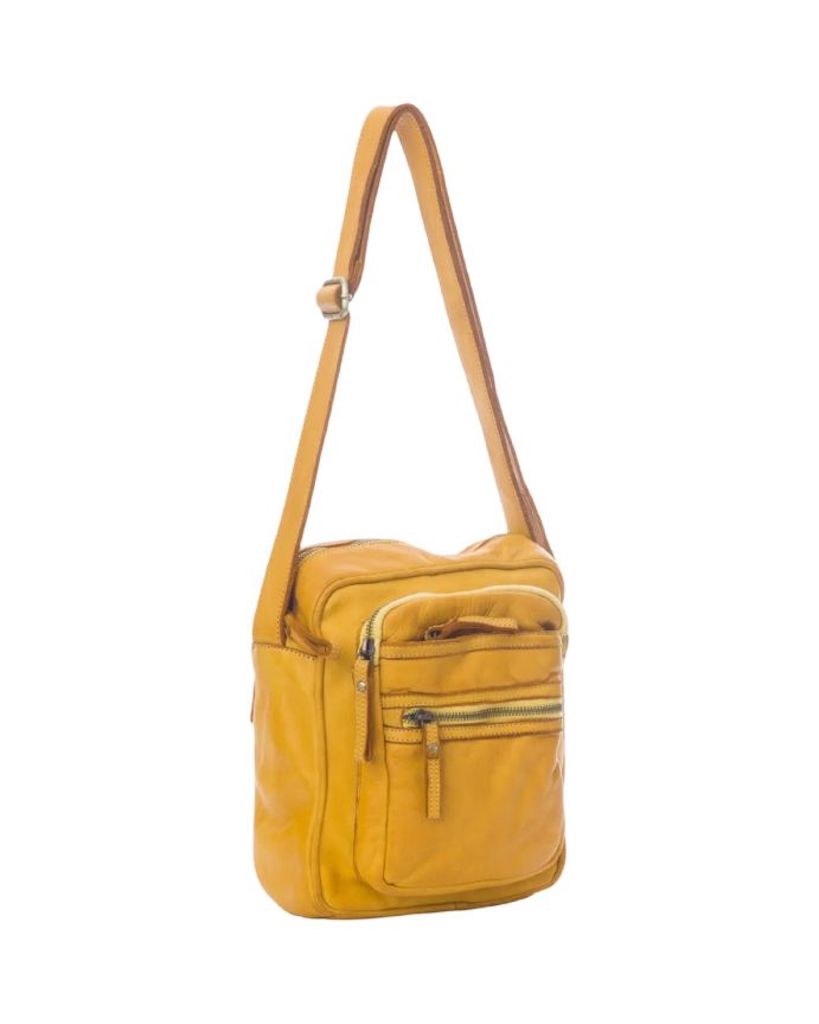 BZNA Bag Dejan Gelb Italy Designer Unisex Gürteltasche Umhängetasche Fanny Bag - B Z N A