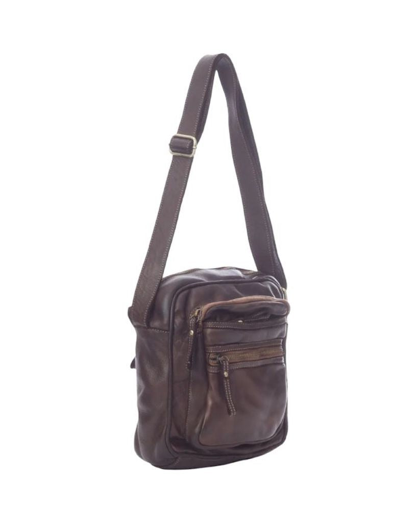 BZNA Bag Dejan Braun Italy Designer Unisex Gürteltasche Umhängetasche Fanny Bag - B Z N A