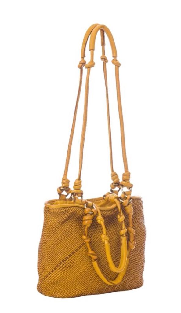 BZNA Umhängetasche Sienna Gelb Designer Beutel Handtasche Schultertasche - B Z N A