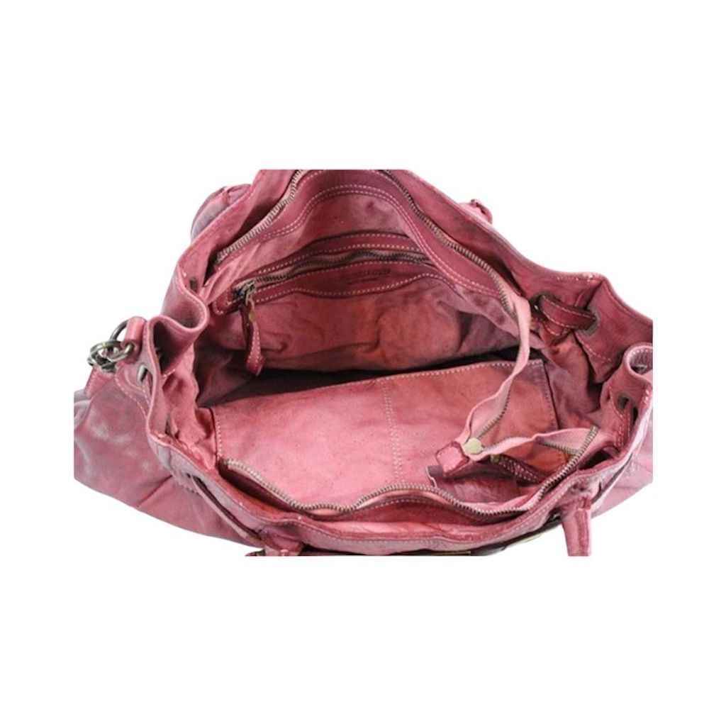 BZNA Bag Mila Weinrot vintage Italy Designer Business Damen Handtasche Ledertasche Schultertasche Tasche Leder Shopper Neu