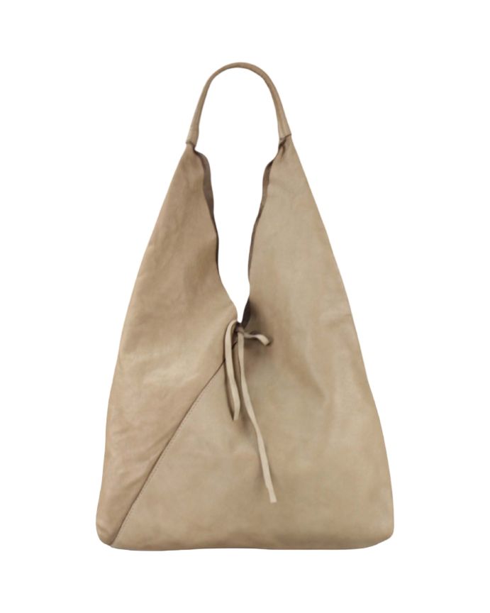 BZNA Bag Vegas Taupe Italy Designer Damen Handtasche Schultertasche Tasche - B Z N A