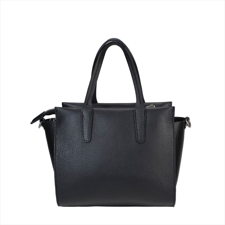 BZNA Bag Dara Schwarz Leder Italy Damen Handtasche Schultertasche Tasche