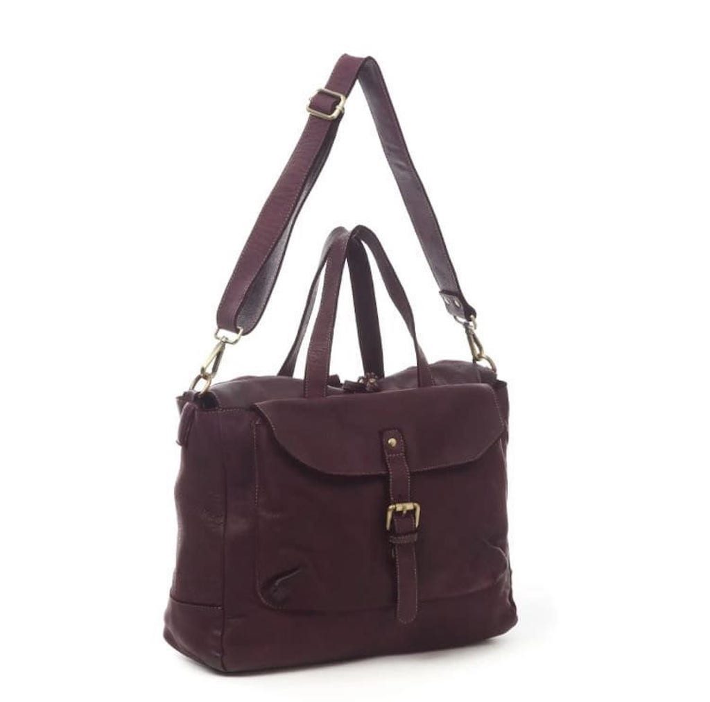 BZNA Bag Rucksack Smilla Bordeaux Backpacker Designer Rucksack Damenhandtasche Schultertasche - B Z N A