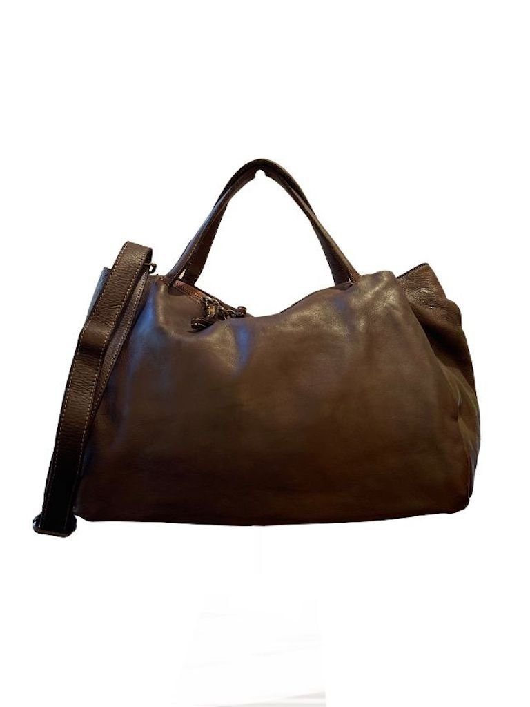 BZNA Bag Diana Braun Italy Designer Damen Handtasche Schultertasche Tasche Leder Neu - B Z N A