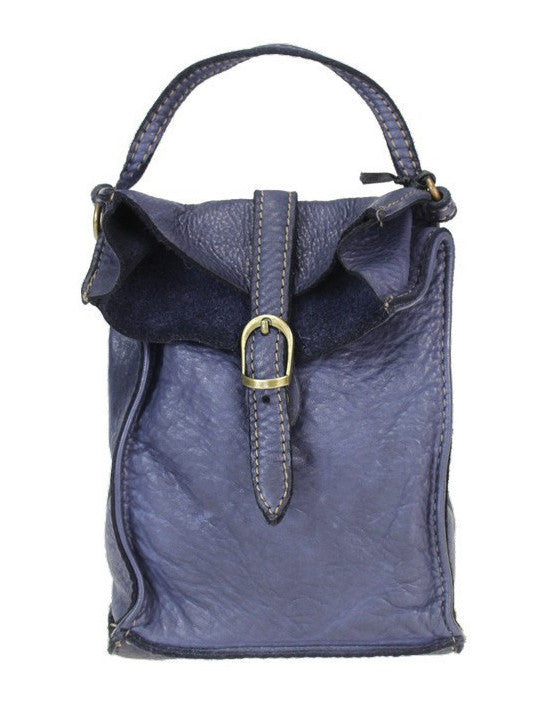 BZNA Bag Finja Blau Designer mobile Handytasche Ledertasche Umhängetasche - B Z N A