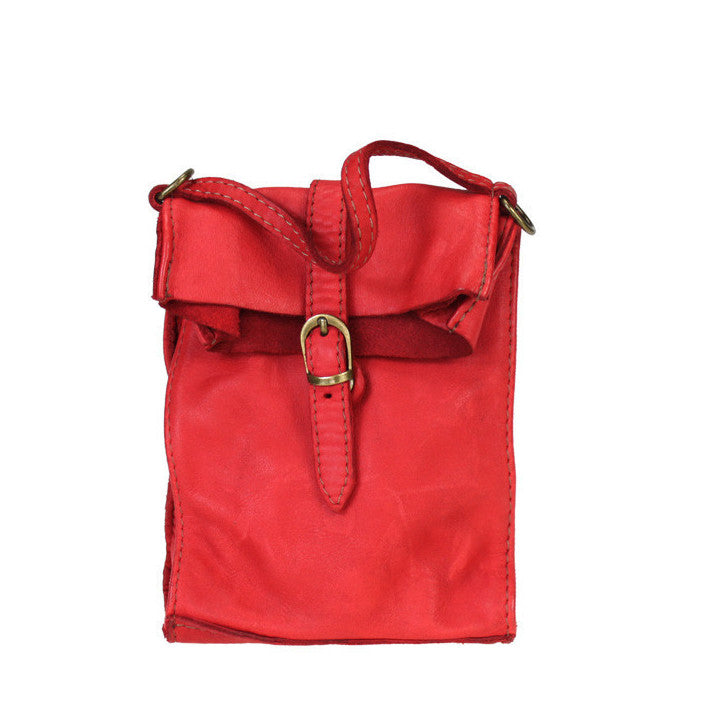 BZNA Bag Finja Rot Designer mobile Handytasche Ledertasche Umhängetasche - B Z N A