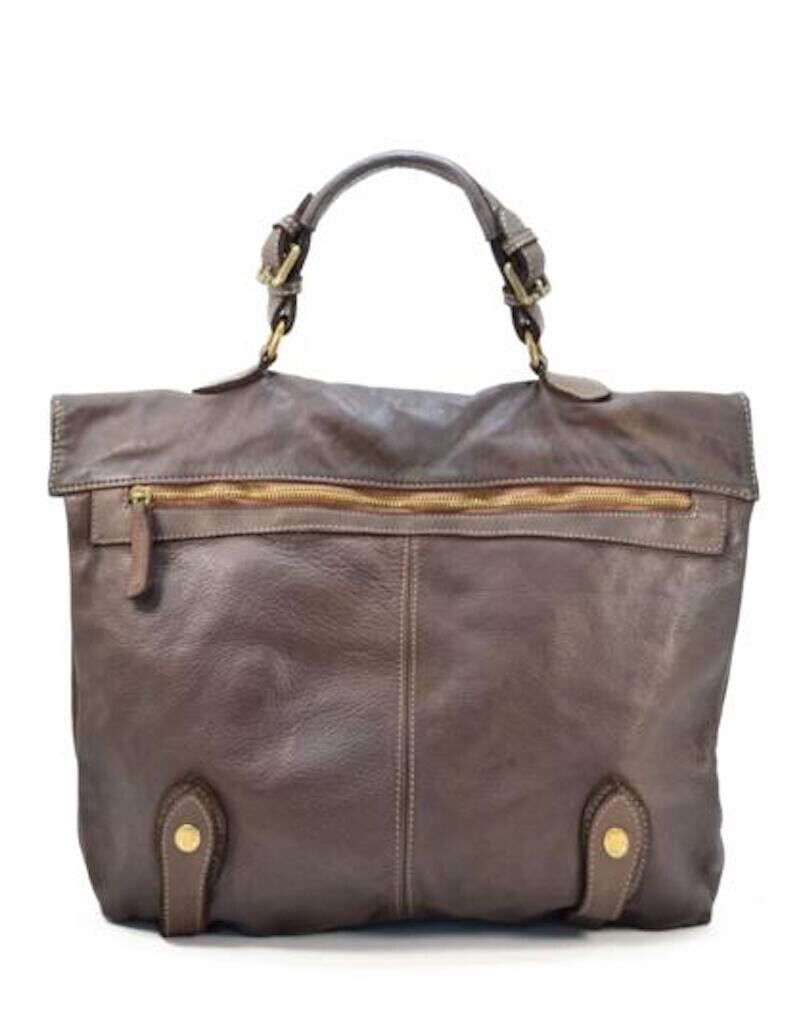 BZNA Berlin Ricko Braun Vintage Business Aktentasche Handtasche Damentasche - B Z N A