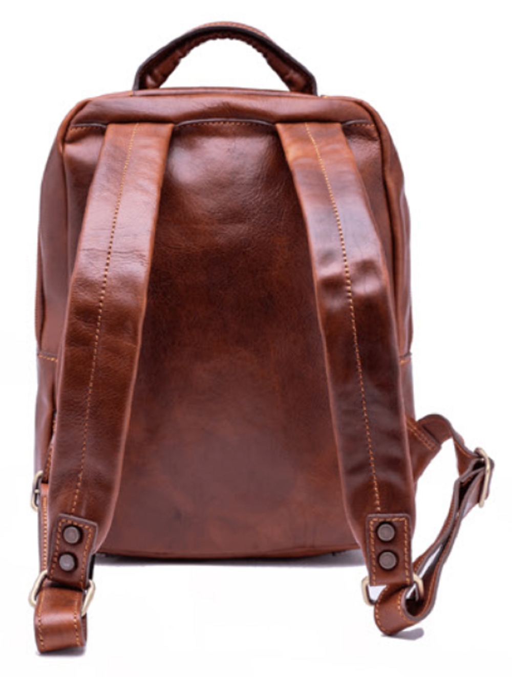 BZNA Firenze Frederico cognac italy vegetable plant tanned leather handmade Florence Designer Ladies Handbag Leather Bag Shoulder Bag Leather New - B Z N A