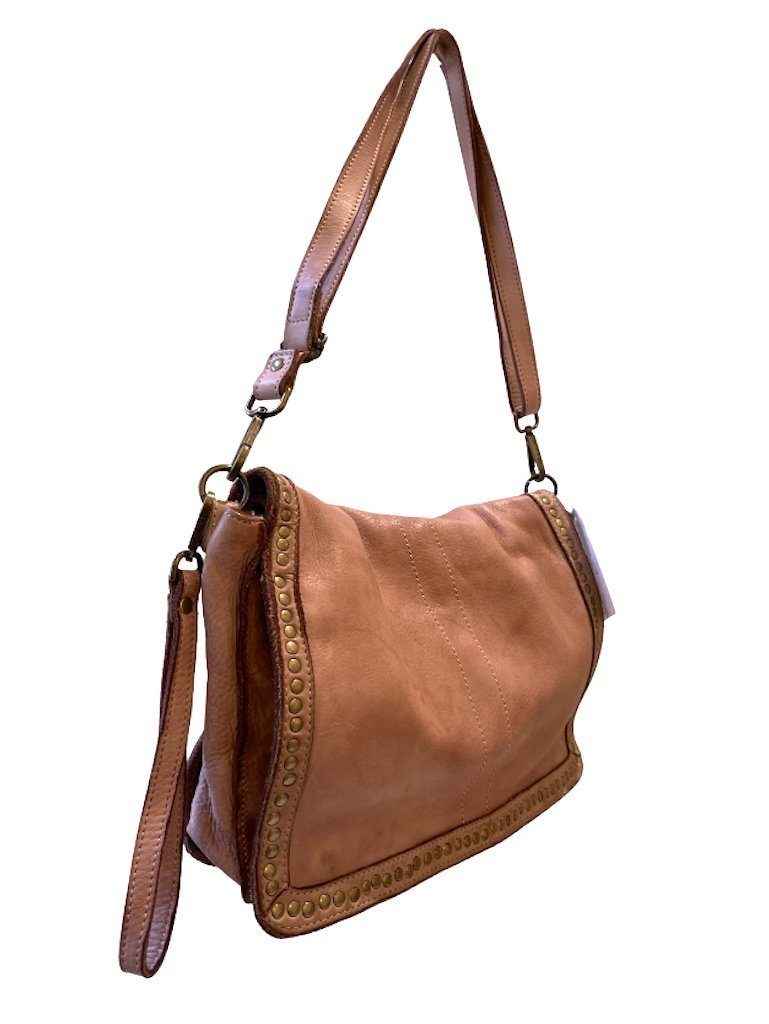 BZNA Bag Gil Taupe Italy Designer Clutch Umhängetasche Damen Handtasche Schultertasche Tasche Leder Shopper Neu