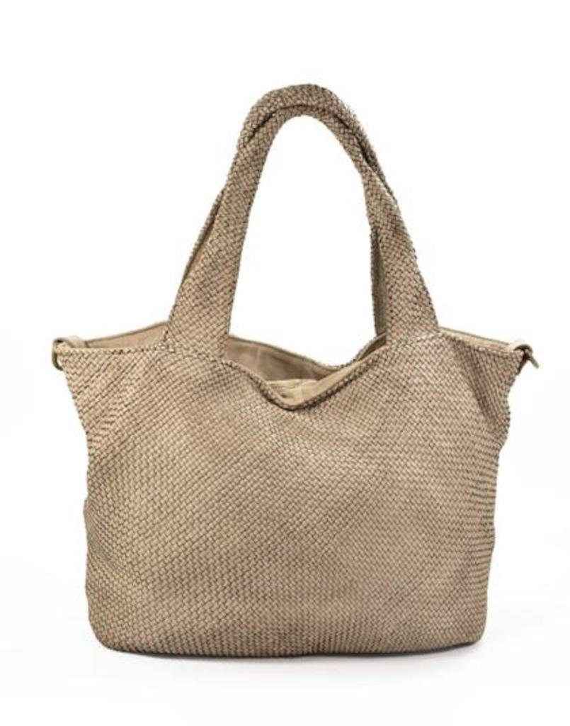 BZNA Bag Sana Beige Italy Designer Damen Handtasche Schultertasche Tasche