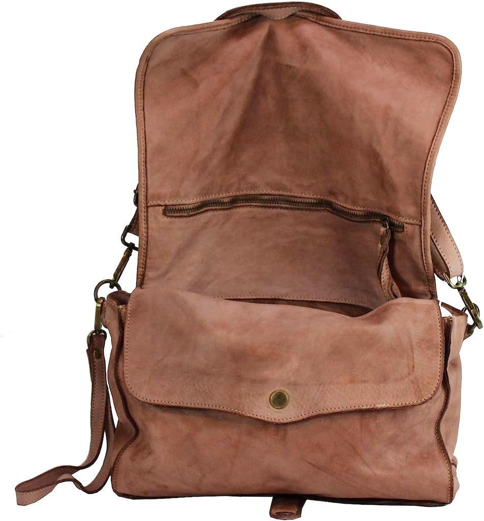 BZNA Berlin Bag Lola Rosa Italy Designer Clutch Umhängetasche Damen Handtasche Schultertasche Tasche Leder Shopper Neu