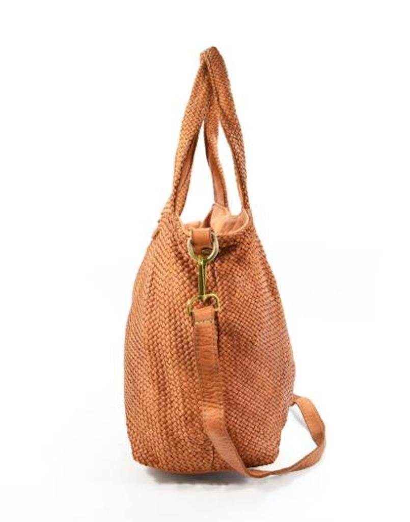 BZNA Bag Sana Cognac Italy Designer Damen Handtasche Schultertasche Tasche
