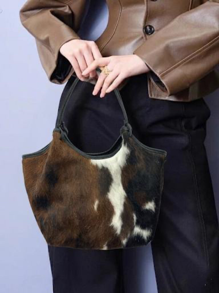 BZNA Bag Manika  Echtfell Italy Damen Shopper Handtasche Schultertasche Tasche - B Z N A