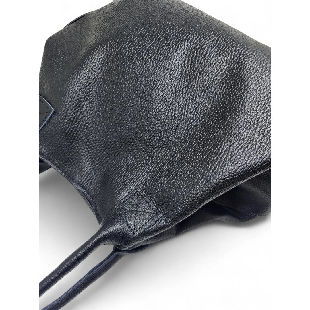 BZNA Bag Ladiva Schwarz Leder Italy Damen Shopper Handtasche Schultertasche Tasche - B Z N A