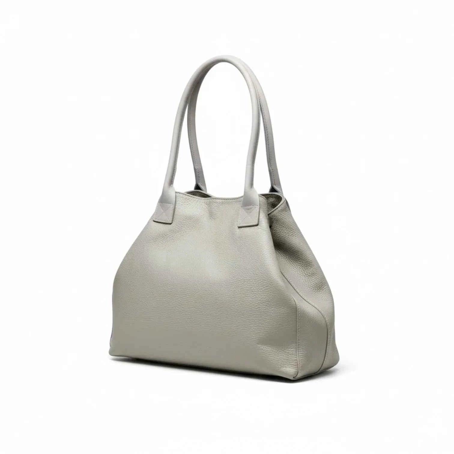 BZNA Bag Ladiva Beige Leder Italy Damen Shopper Handtasche Schultertasche Tasche