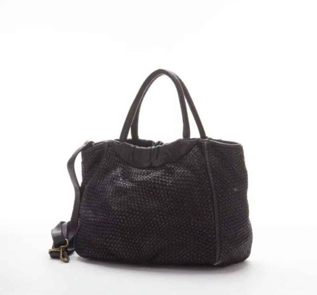 BZNA Bag Madita Schwarz Italy Designer Damen Handtasche Schultertasche Tasche