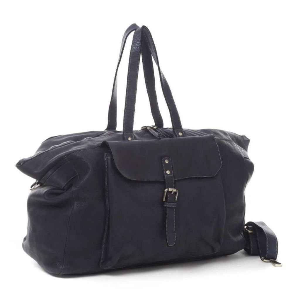 BZNA Bag Carilla Schwarz Italy Designer Weekender Sporttasche Reisetasche Schultertasche Shopper
