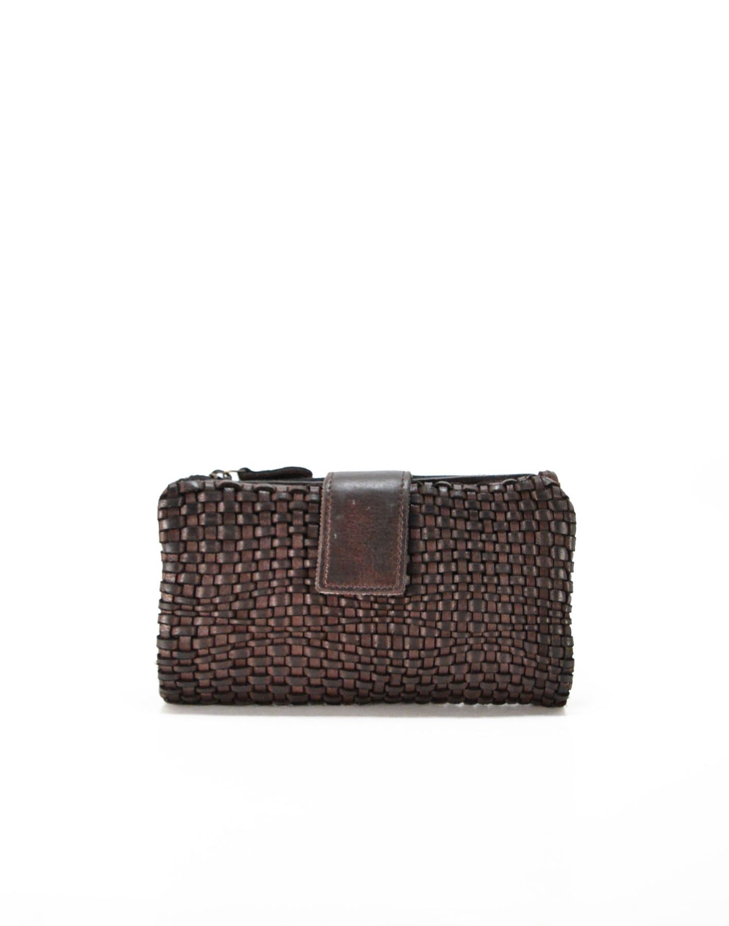 BZNA Berlin Karla Braun Wallet Leather Leder Portemonnaie Geldbörse Clutch - B Z N A