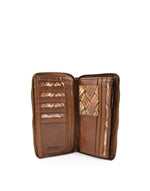 Lade das Bild in den Galerie-Viewer, BZNA Berlin Alba Petrol Wallet Leather Leder Portemonnaie Geldbörse Clutch - B Z N A
