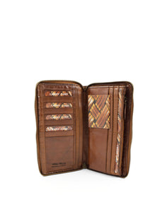 BZNA Berlin Alba Petrol Wallet Leather Leder Portemonnaie Geldbörse Clutch - B Z N A