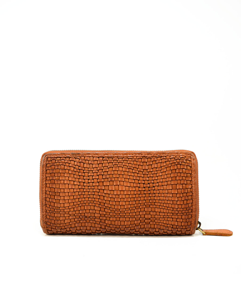 BZNA Berlin Alba Cognac Wallet Leather Leder Portemonnaie Geldbörse Clutch - B Z N A
