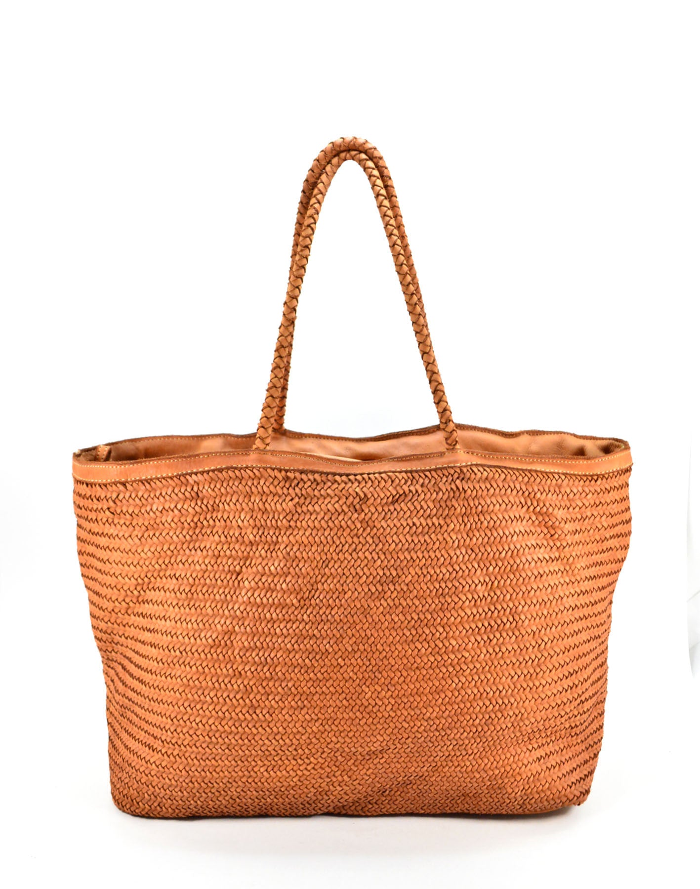 BZNA Bag Jasmina Cognac Italy Damen Shopper Handtasche Schultertasche Tasche Leder - B Z N A
