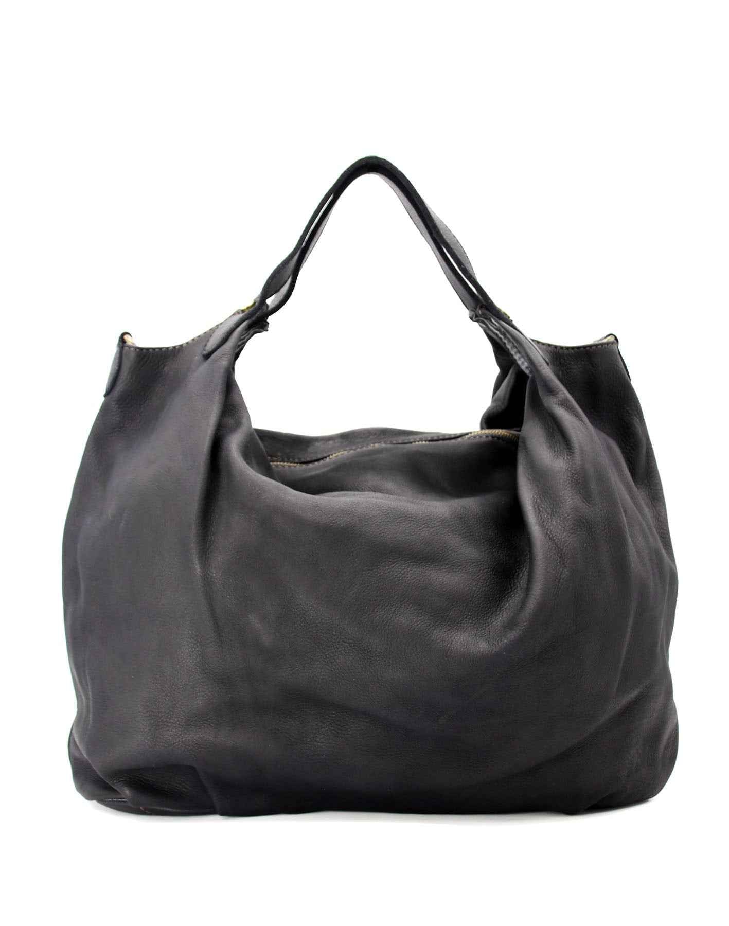 BZNA Bag Elia Schwarz Italy Designer Shopper Handtasche Schultertasche Tasche Leder Neu