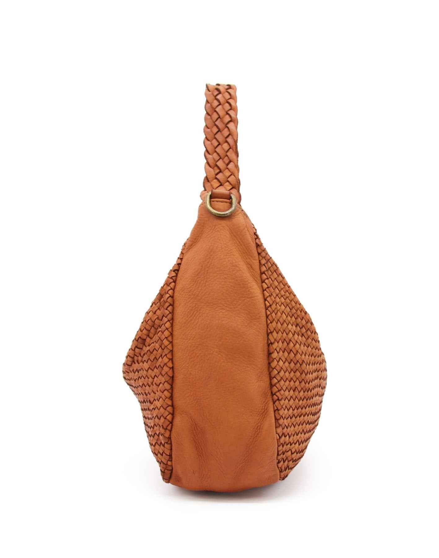 BZNA Bag Sandra Braun Italy Designer Umhängetasche Ledertasche Schultertasche Tasche Leder