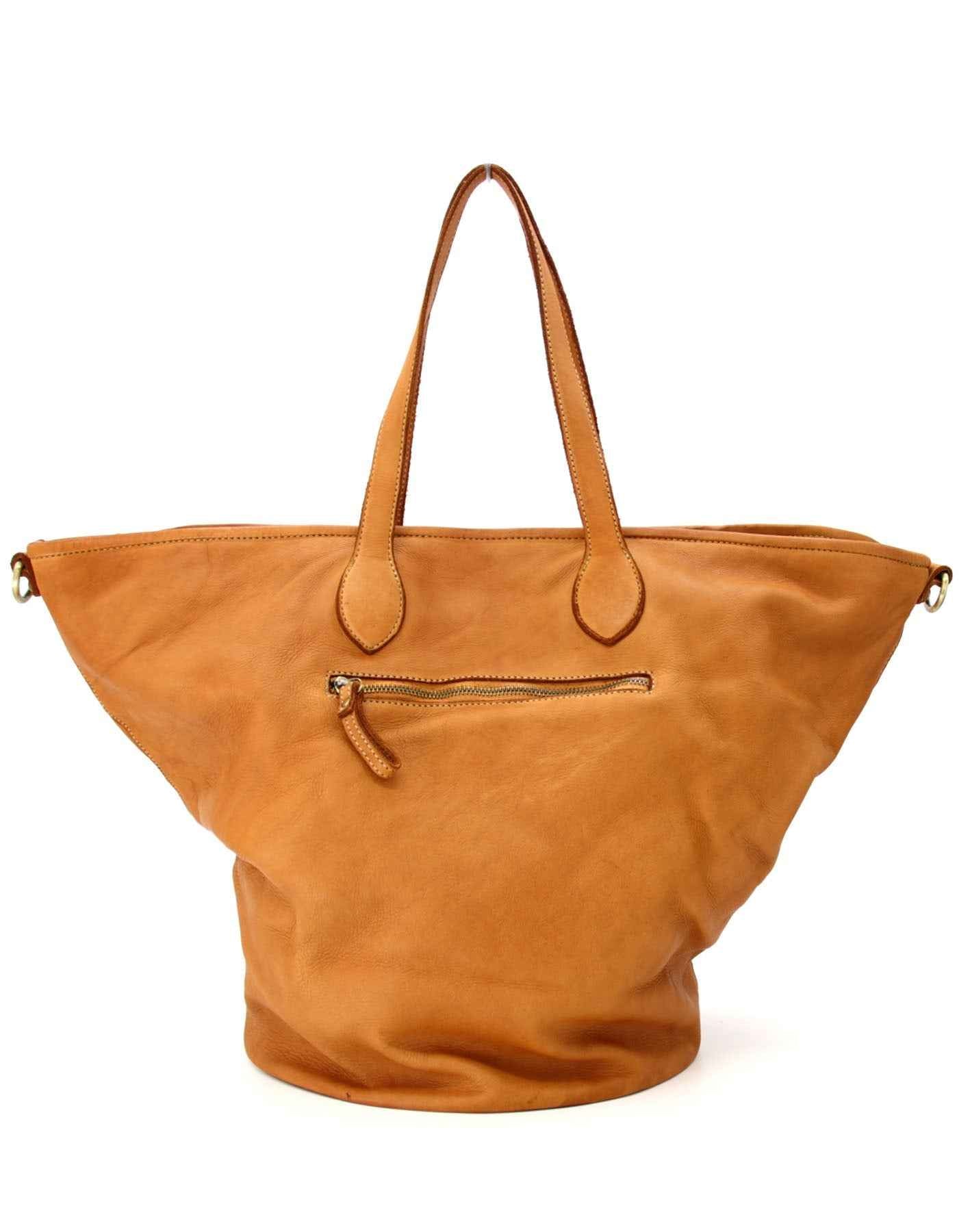 BZNA Bag Patch Grün  Designer XXL Shopper Damen Handtasche Schultertasche