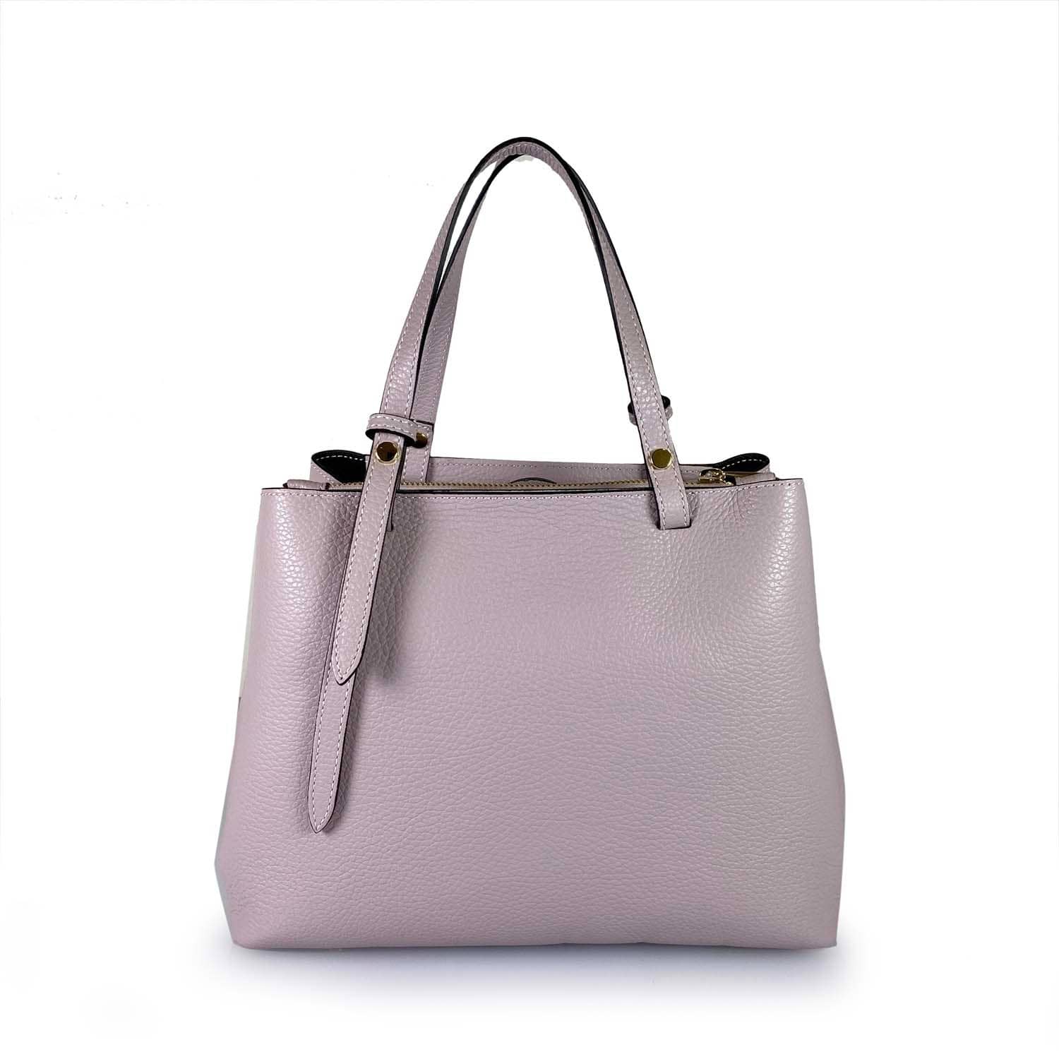 BZNA Bag Latona Lilac Leder Italy Damen Handtasche Schultertasche Tasche - B Z N A
